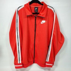 Nike NSW Jacket Orange Blue Full Zip NWT AR1611-696 Men's Sz XXL